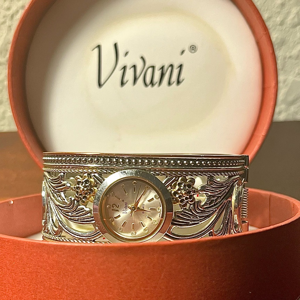 Silver And Gold Womens Watch
